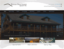 Tablet Screenshot of eaglesnestlodgeyellville.com